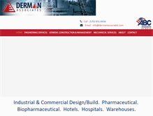 Tablet Screenshot of dermanassociates.com